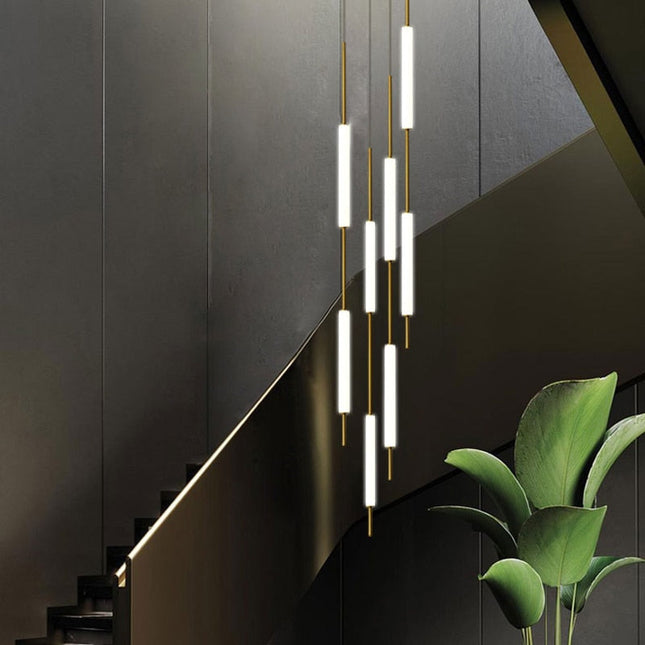 ChandelierDecor - Long Tubes Chandelier – Illuminate Your Space with Style