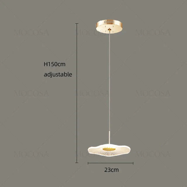ChandelierDecor - Lotus Leaf Chandelier: Elegant Lighting for Your Space