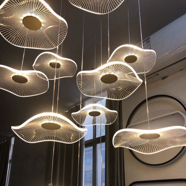 ChandelierDecor - Lotus Leaf Chandelier: Elegant Lighting for Your Space