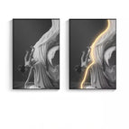 Style D / 50X80cm / Cadre noir