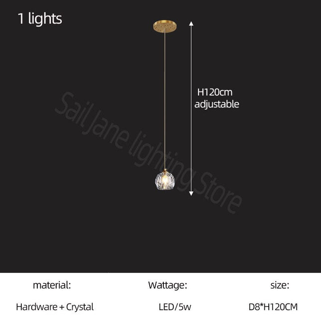 ChandelierDecor - Luxury Crystal Stair Chandelier - Football Shape