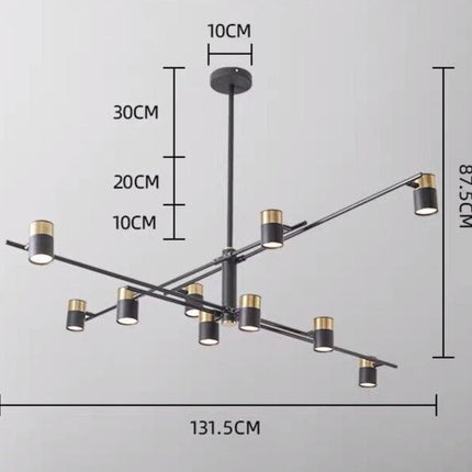 ChandelierDecor - Lynx Design Chandelier: Rotatable Sputnik Chandelier