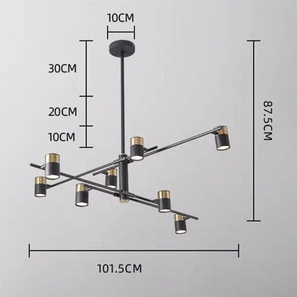 ChandelierDecor - Lynx Design Chandelier: Rotatable Sputnik Chandelier