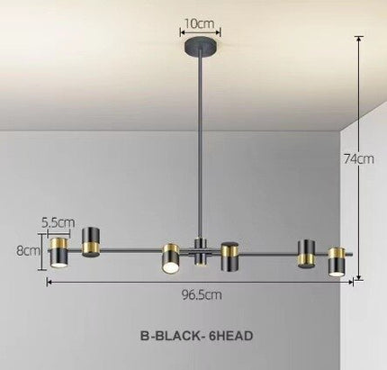 ChandelierDecor - Lynx Design Chandelier: Rotatable Sputnik Chandelier