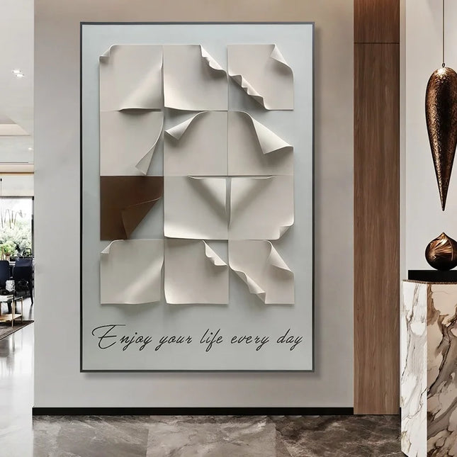 ChandelierDecor - Enjoy Your Life Wall Art – A Daily Reminder to Live Fully