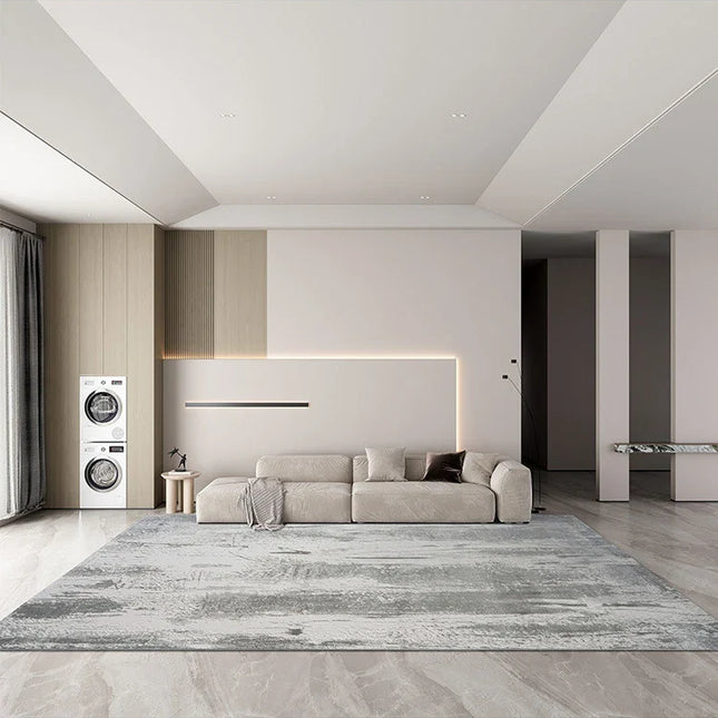 ChandelierDecor - Abstract Gray High Pile Tufted Rug