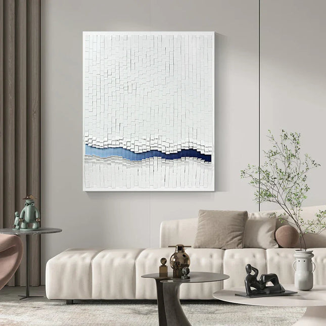ChandelierDecor - 3D Acrylic Abstract Mosaic Handmade Painting – Stunning Fusion of Art