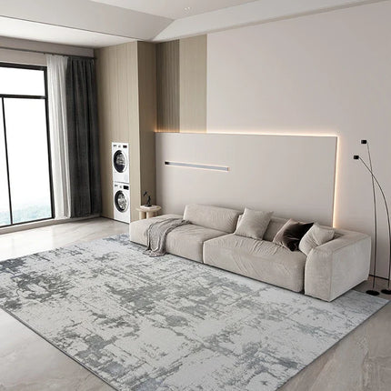 ChandelierDecor - Abstract Gray High Pile Tufted Rug