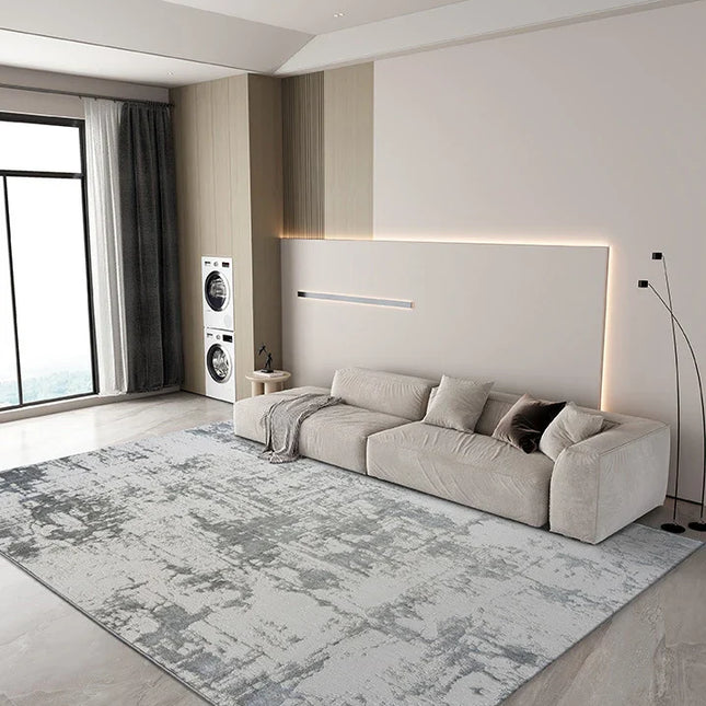ChandelierDecor - Abstract Gray High Pile Tufted Rug