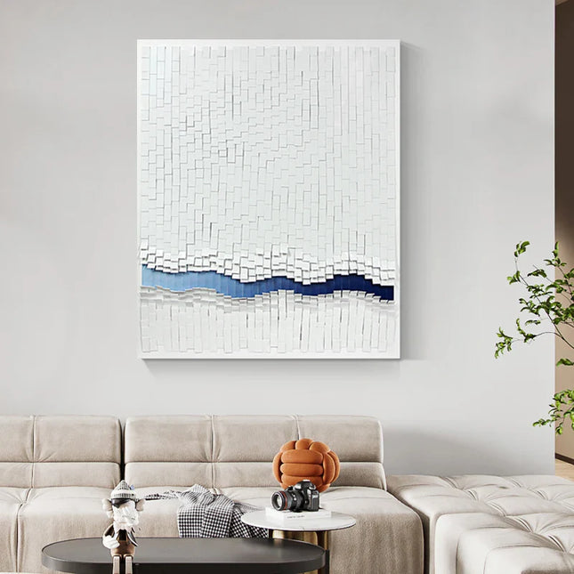 ChandelierDecor - 3D Acrylic Abstract Mosaic Handmade Painting – Stunning Fusion of Art