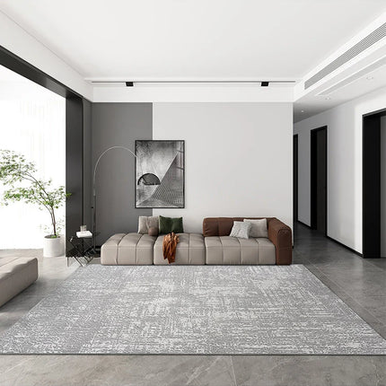 ChandelierDecor - Abstract Gray High Pile Tufted Rug