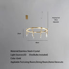 Diamètre 60cm - 6 têtes / Lumière chaude