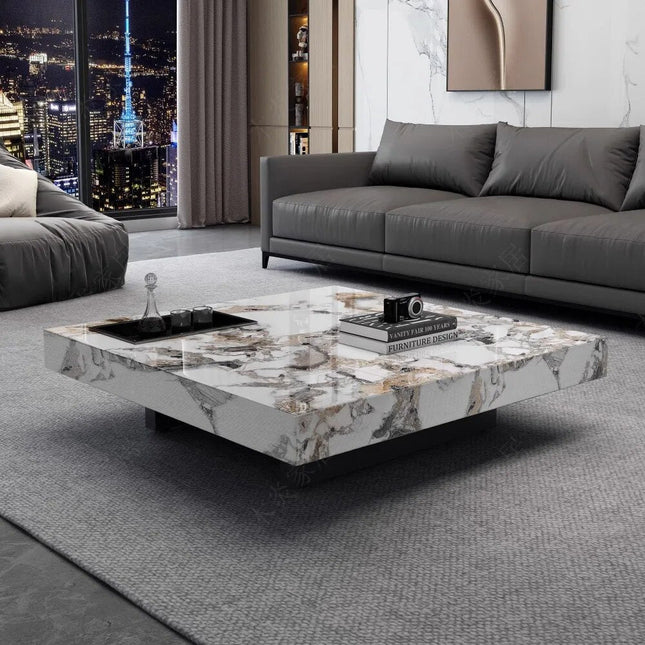 ChandelierDecor - Marble Gloss Coffee Table