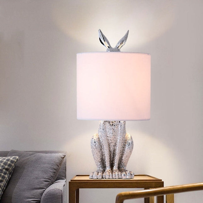 ChandelierDecor - Masked Rabbit Resin Table Lamp - Illuminate Your Space