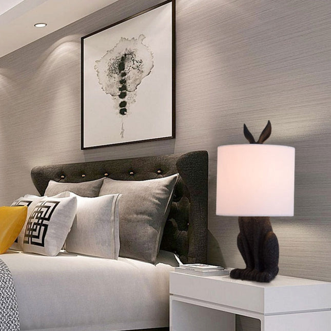 ChandelierDecor - Masked Rabbit Resin Table Lamp - Illuminate Your Space