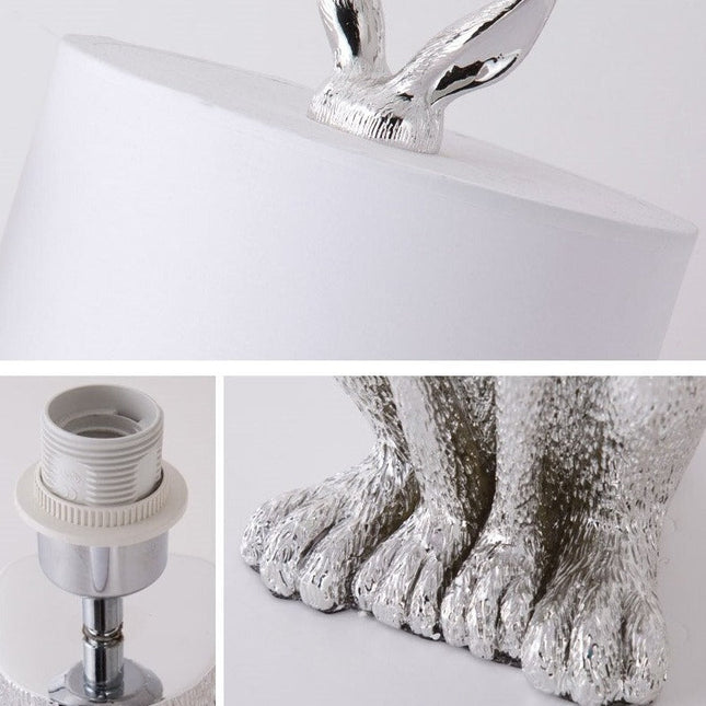 ChandelierDecor - Masked Rabbit Resin Table Lamp - Illuminate Your Space
