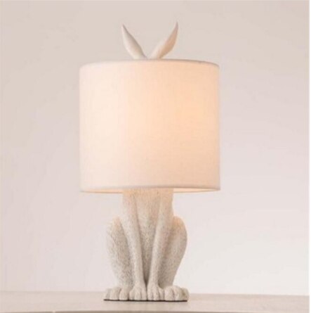 ChandelierDecor - Masked Rabbit Resin Table Lamp - Illuminate Your Space
