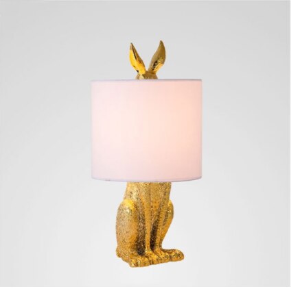 ChandelierDecor - Masked Rabbit Resin Table Lamp - Illuminate Your Space