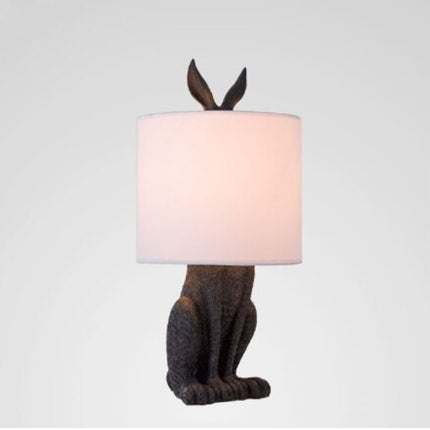 ChandelierDecor - Masked Rabbit Resin Table Lamp - Illuminate Your Space
