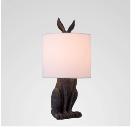 ChandelierDecor - Masked Rabbit Resin Table Lamp - Illuminate Your Space
