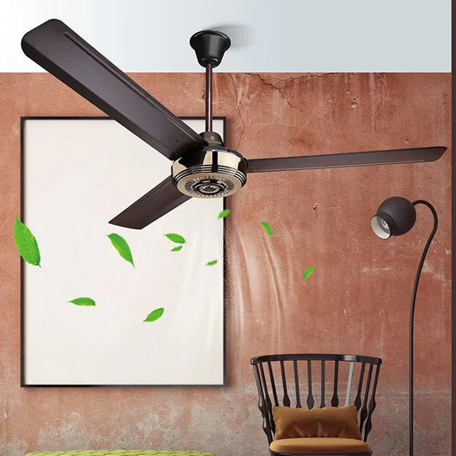 ChandelierDecor - Metal Blades Pendant Ceiling Fan