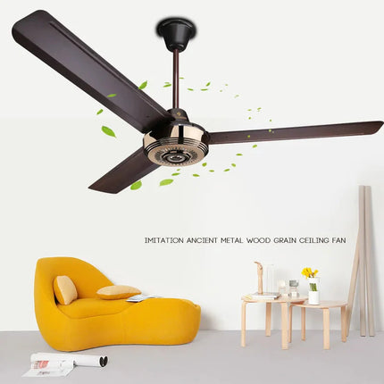 ChandelierDecor - Metal Blades Pendant Ceiling Fan