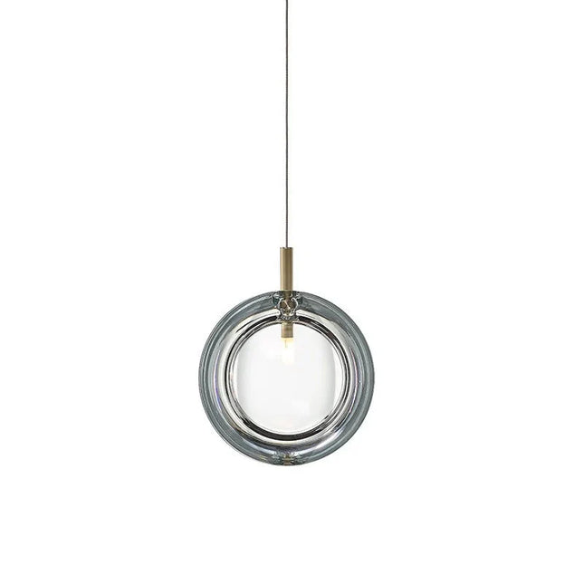ChandelierDecor - Minimalist Glass Stone Pendant Staircase Chandelier Lighting