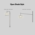 Style d'ombre ouverte / 80 cm / Lumière chaude (3000k)