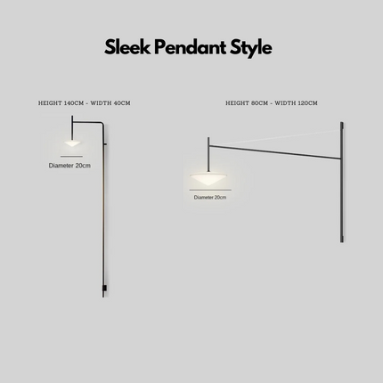 ChandelierDecor - Minimalist Long Pole Wall Lamp