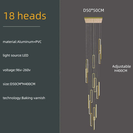 ChandelierDecor - Minimalist Staircase Chandeliers - Elevate Your Space