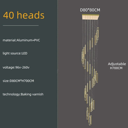 ChandelierDecor - Minimalist Staircase Chandeliers - Elevate Your Space