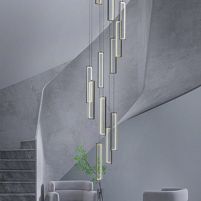 ChandelierDecor - Minimalist Staircase Chandeliers - Elevate Your Space