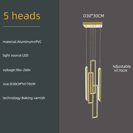 ChandelierDecor - Minimalist Staircase Chandeliers - Elevate Your Space