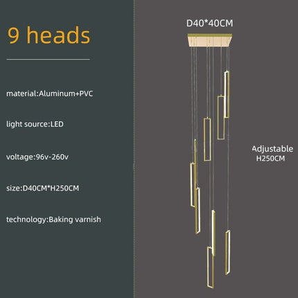 ChandelierDecor - Minimalist Staircase Chandeliers - Elevate Your Space