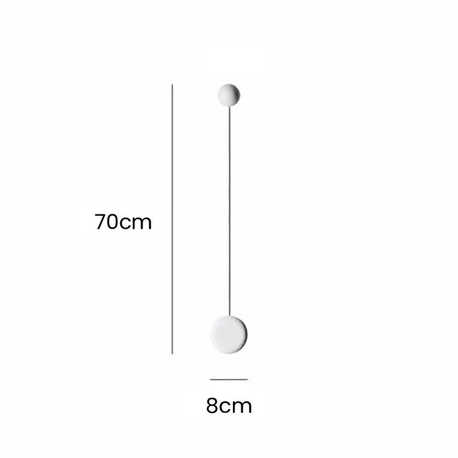 ChandelierDecor - Minimalistic Pin Wall Light - Elegant Lighting Decor