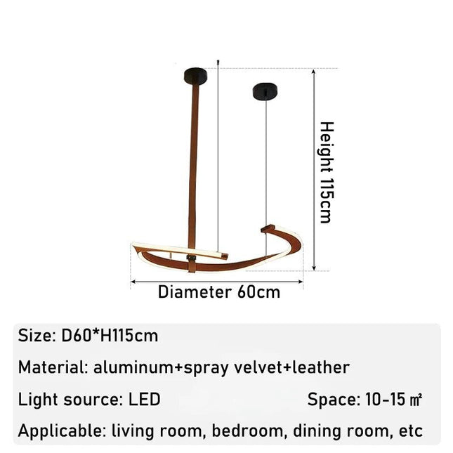 ChandelierDecor - ModaLux Leather Craft LED Chandelier