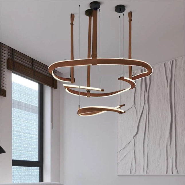 ChandelierDecor - ModaLux Leather Craft LED Chandelier