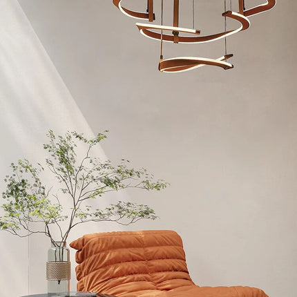 ChandelierDecor - ModaLux Leather Craft LED Chandelier