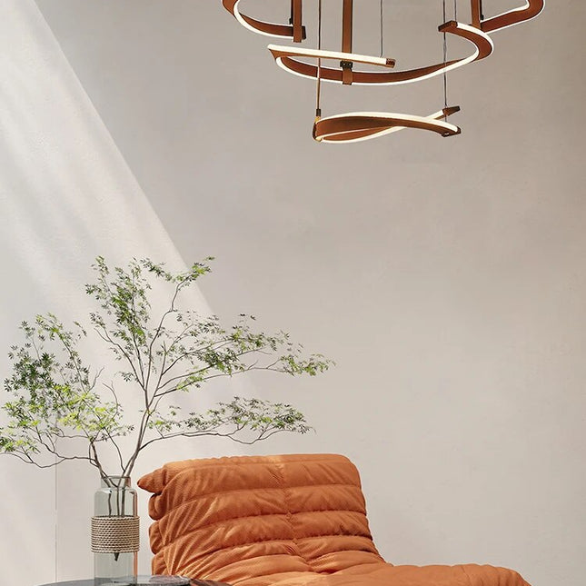ChandelierDecor - ModaLux Leather Craft LED Chandelier