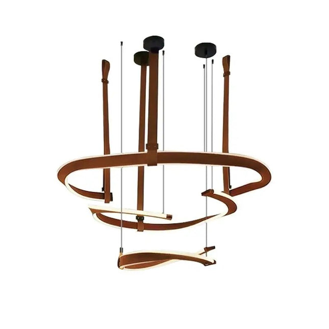 ChandelierDecor - ModaLux Leather Craft LED Chandelier