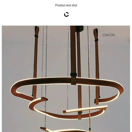 ChandelierDecor - ModaLux Leather Craft LED Chandelier