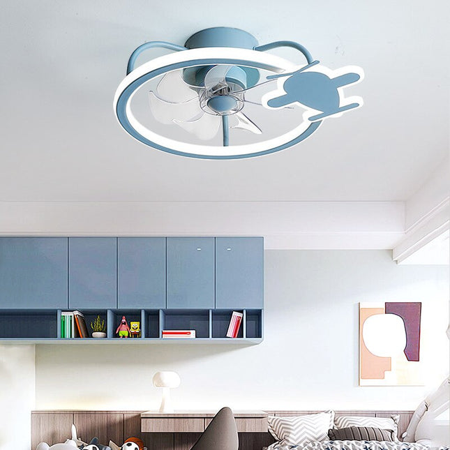ChandelierDecor - Modern Aircraft Ceiling Fan - Airplane Light with Fan