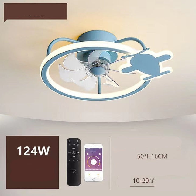 ChandelierDecor - Modern Aircraft Ceiling Fan - Airplane Light with Fan