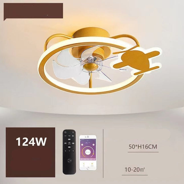 ChandelierDecor - Modern Aircraft Ceiling Fan - Airplane Light with Fan