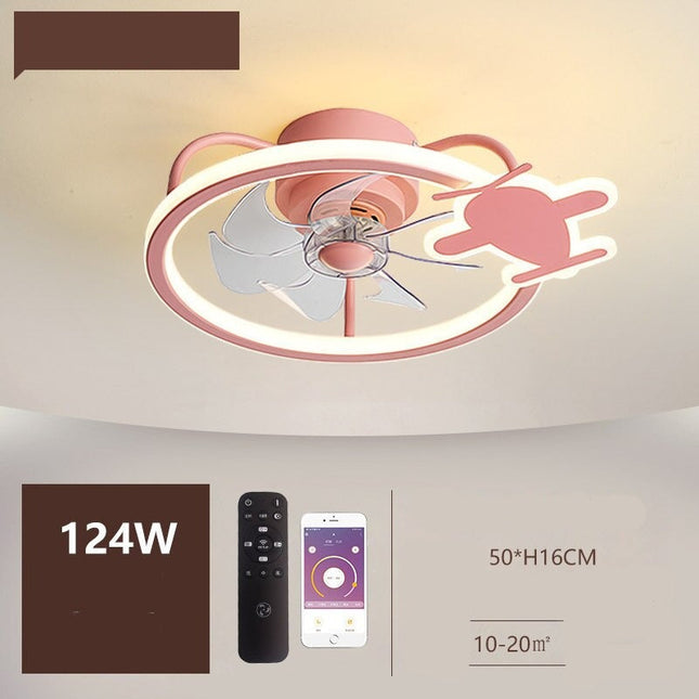 ChandelierDecor - Modern Aircraft Ceiling Fan - Airplane Light with Fan