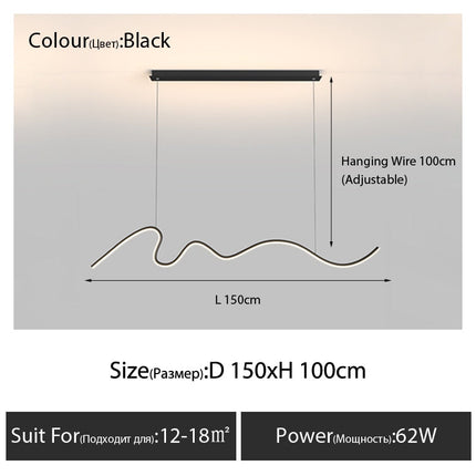 ChandelierDecor - Modern Minimalist LED Chandelier Light