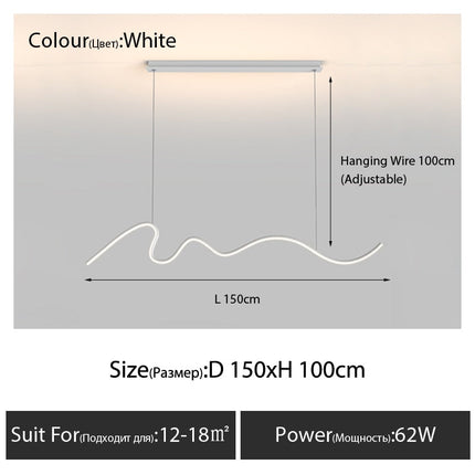 ChandelierDecor - Modern Minimalist LED Chandelier Light