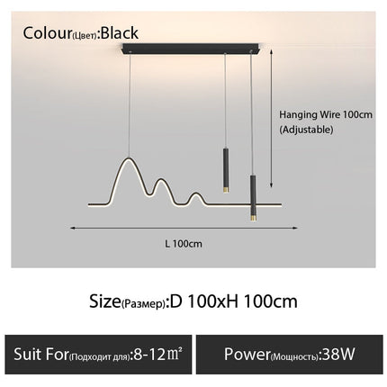 ChandelierDecor - Modern Minimalist LED Chandelier Light