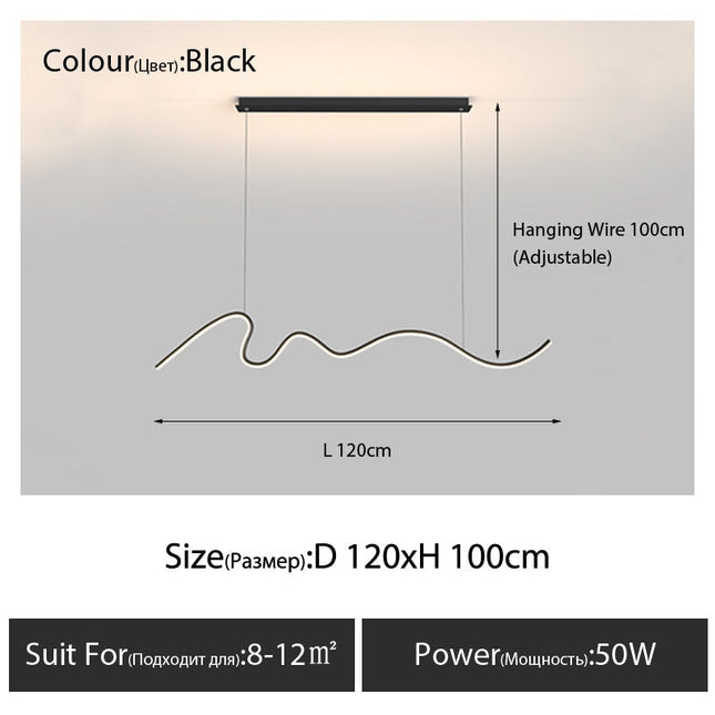 ChandelierDecor - Modern Minimalist LED Chandelier Light