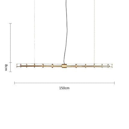 ChandelierDecor - Modern Minimalist Strip LED Pendant Light